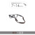 シリカゲルのスポーツ用メガネひもの滑り止めメガネは屋外固定ベルトでランニングをします。