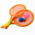 テニスフィットネス赤ちゃんラクトゲームアウトドアスポーツベビーバドミントンラケットプレゼントパンツホワイトランニングアウトドアBタイプ-ボールX 4-