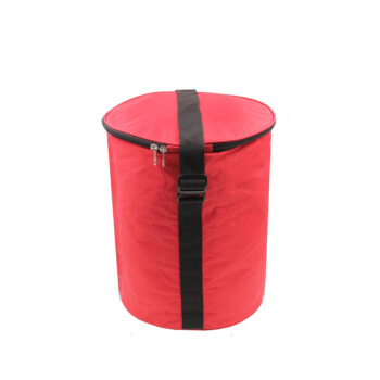 マイメロモンテニのバケツバッグボール袋多機能防水大容计筒バッグバドミントン手提げ袋カスタムデザイン797-1スモールレッド(28*36 cm)
