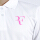 白い服-ピンクのロゴ